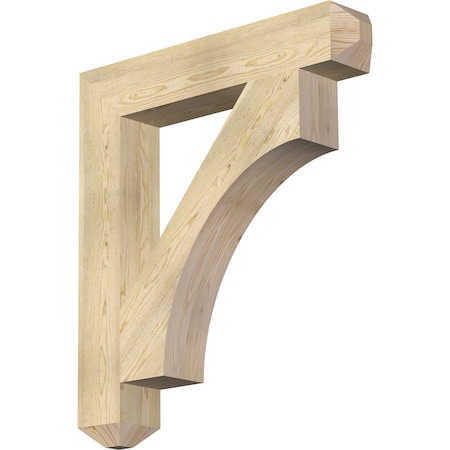Ekena Millwork Westlake Craftsman Rough Sawn Bracket, Douglas Fir, 6"W x 36"D x 40"H BKT06X36X40WTL04RDF